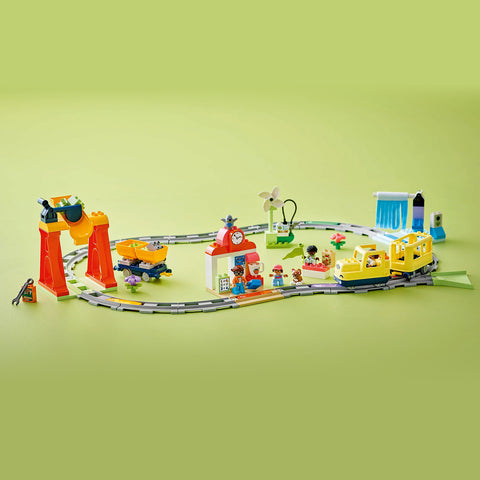 complete set, LEGO Duplo Town Big Interactive Community Train Set 10428