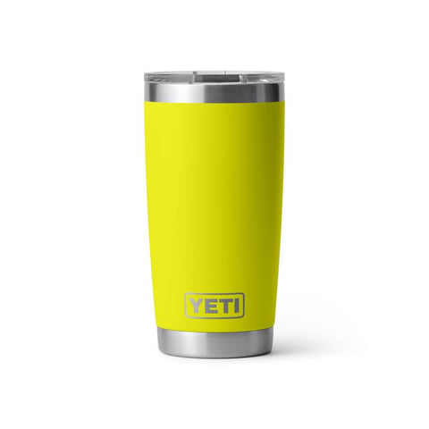 Firefly Yellow Yeti Rambler 20 oz travel tumbler