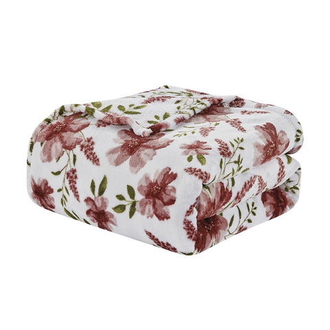 Rayla Floral Print Blanket