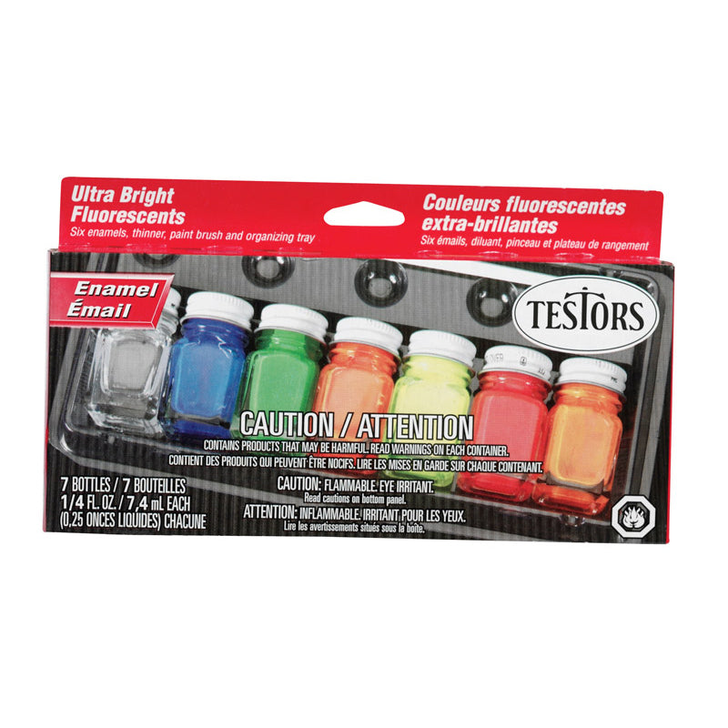 Testors Fluorescent Hobby Paint Set 9132 Good's Store Online