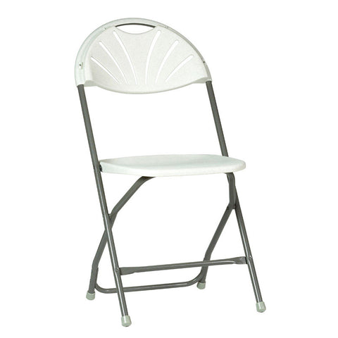 Folding chair set up.