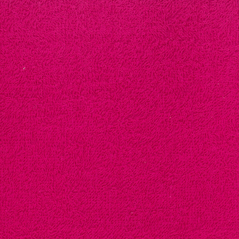 Fuchsia terry cloth