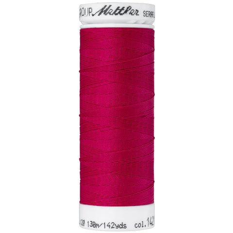Fuschia Mettler Stretch Thread on spool
