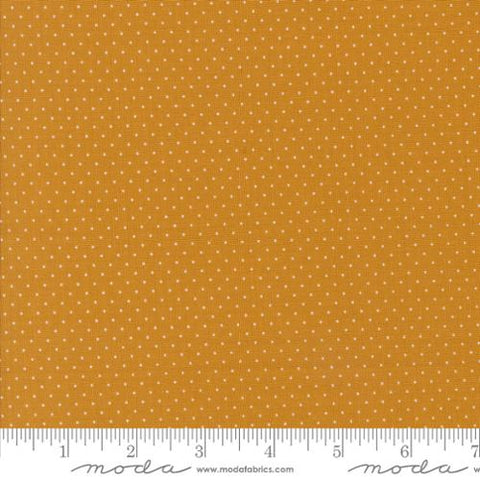 gold, Frivolity Collection Dots Cotton Fabric 43197