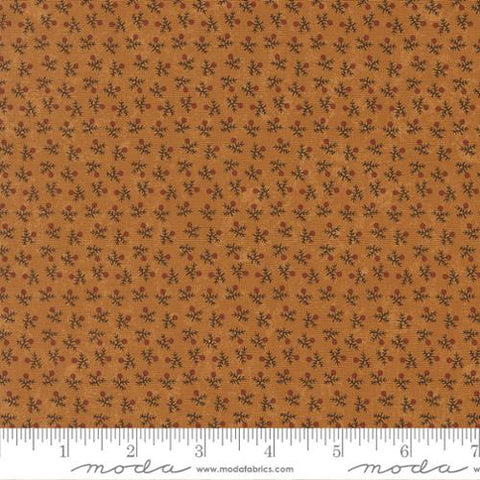 gold, Wheatland Collection Milk Thistle Cotton Fabric 9795
