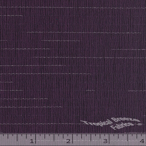 Grape fabric with silver lines