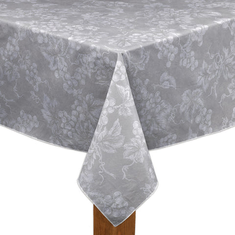 Gray Grapevine Tablecloth