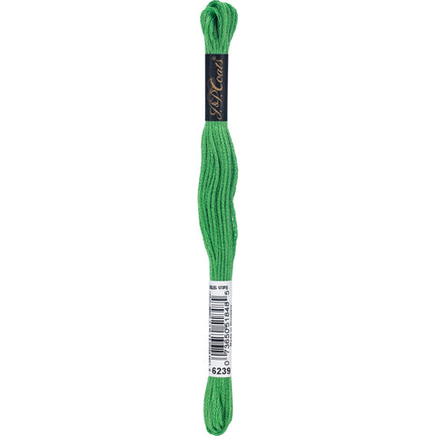 Grass green embroidery floss