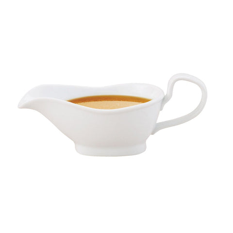 Gravy boat with gravy inside