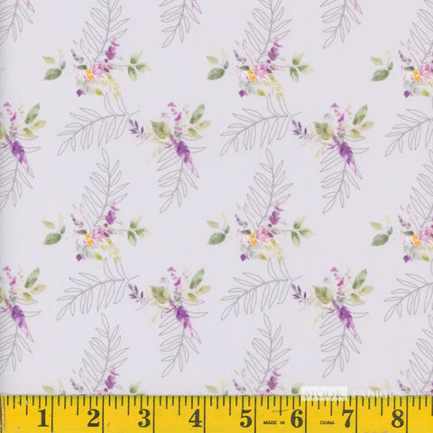 gray, Wisteria Barble Polyester Fabric