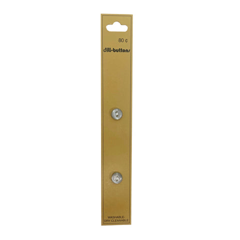 gray, Mini 2-Hole Pearlized Buttons