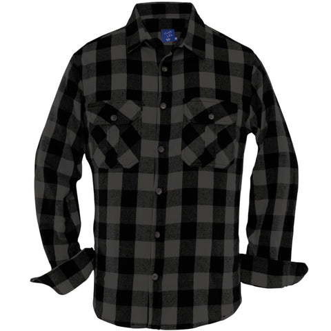 Gray plaid shirt