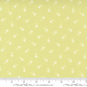 Cinnamon and Cream Collection Berry Leaf Cotton Fabric green