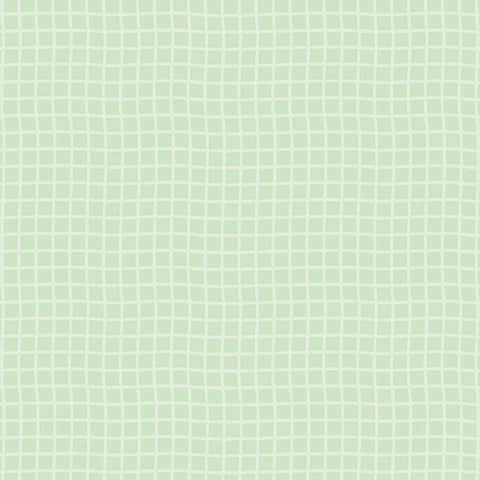 Hello Sunbeam Collection Grid Texture Cotton Fabric Green
