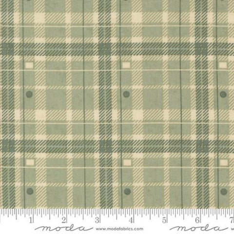 green, Acorn Hollow Collection Hayride Checks Cotton Fabric 30764
