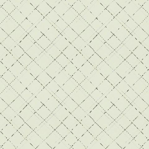 Au Naturel Collection Diagonal Plaid Cotton Fabric 17822 green
