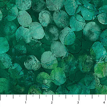 green, Concerto Collection Leaf Dot Cotton Fabric DP27834