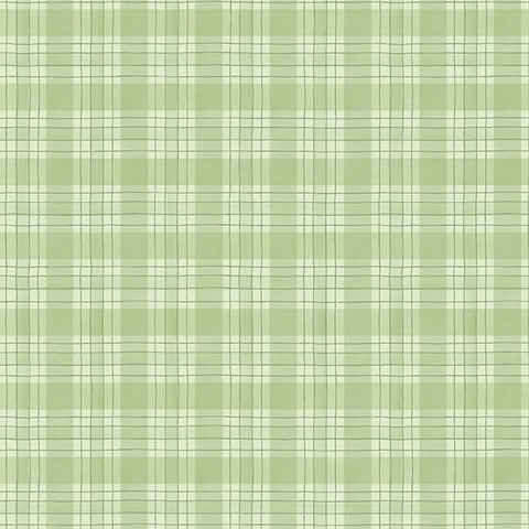 Zest for Life Collection Plaid Cotton Fabric 19159 green