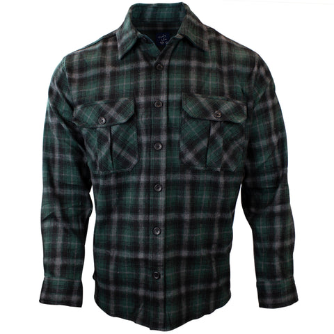 Green plaid shirt