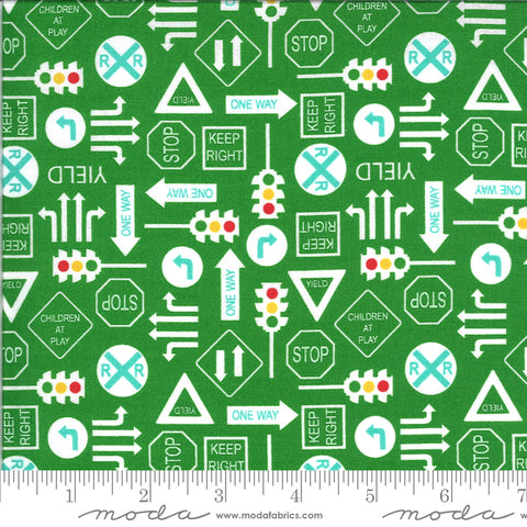 Green Light fabric