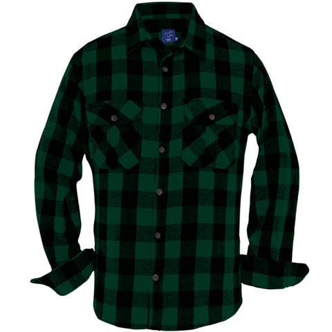 Green plaid shirt