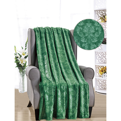 Green versailles throw