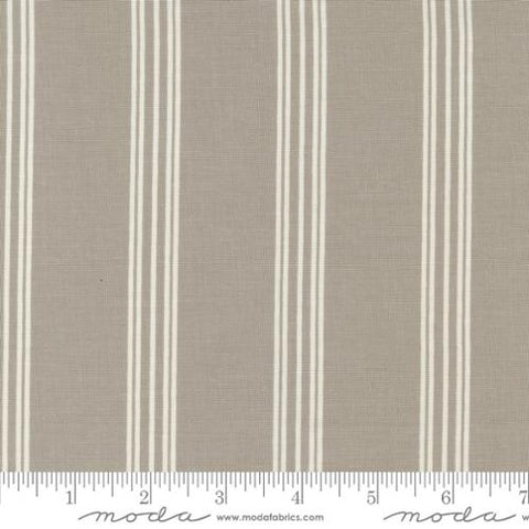Grey, Sea Glass Summer Collection Seaside Stripes Cotton Fabric 43184