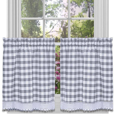 Gray curtains