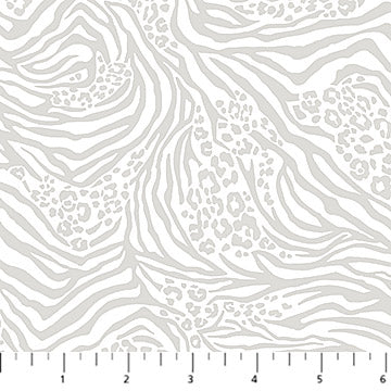 Grey print, Wild One Cotton Fabric Collection 27