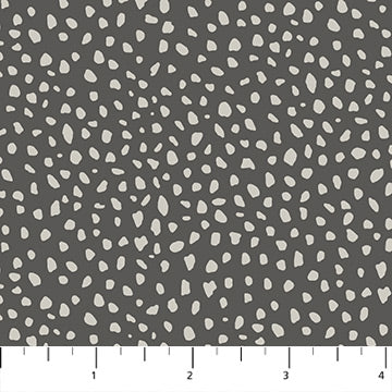Grey spots, Wild One Cotton Fabric Collection 27