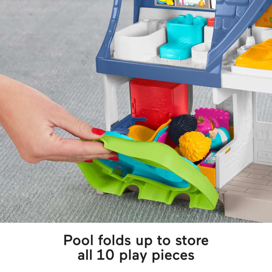 1pc Children's Fishing Toy Pool Set Magnetic Fishing Rod Plastic Fish Game  For Boys, Family Interaction Water Play