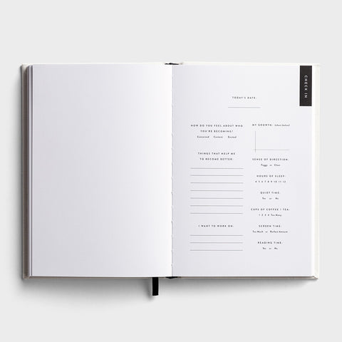 Hardcover book with ribbon bookmark