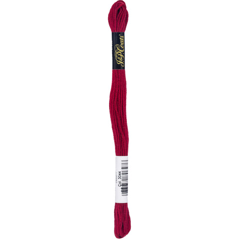 Harvard beet embroidery floss