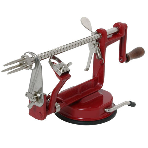 Heavy cast iron apple peeler