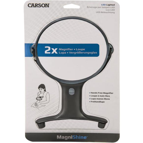 MagniShine LED Lighted Hands-Free Magnifier HF66