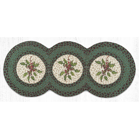 Holly tricircle table runner