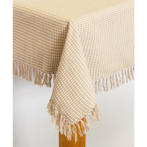 Homespun Tablecloths with Fringe