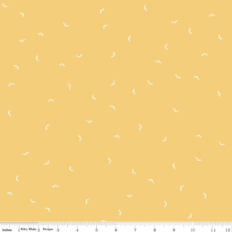 Between the Pages Collection Open Book Cotton Fabric C15375 honey
