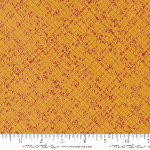 Wild Blossoms Collection Blotted Graph Paper Cotton Fabric 48737 honeycomb