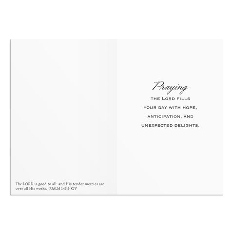 Inside of Hope card