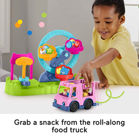 Grab a snack from the roll-along food truck