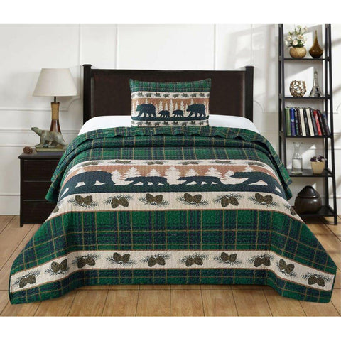 Hunter Bear bed set