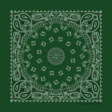 Hunter Green Paisley Handkerchief