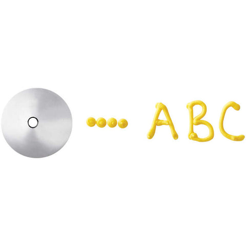 Letters made with icing