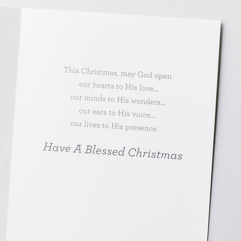 Inside of card