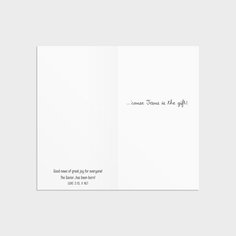 Inside of card