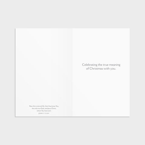 Inside of card
