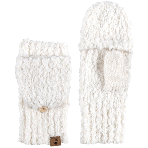 Ivory mittens