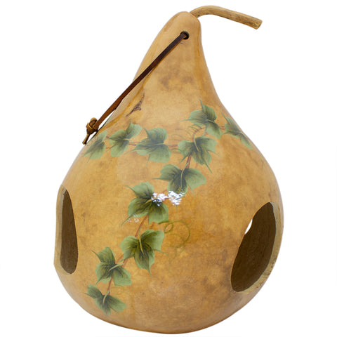 Leather loop bird feeder
