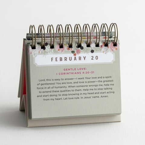 A Prayer A Day Perpetual Calendar Day Brightener J0523